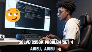 SOLVE PROBLEM SET 4 CS50 PYTHON PROGRAMMING: ADIEU ADIEU ( 2024 HARVARD FREE COURSE )