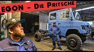 Mechaniker Baut Diesen Mercedes Vario 4x4 Pritsche zum Camper Um