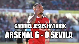 Arsenal vs Sevilla 6-0 Extеndеd Hіghlіghts & Goals 2022 Gabriel Jesus Hattrick