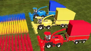 LAND OF COLORED POPLAR! FAST PLANTING - EASY HARVEST - CRAZY TRAILERS! Farming Simulator 19