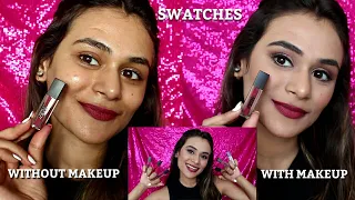 Nykaa Matte To Last Liquid Lipsticks |Review & Swatches| Makeup and fashion studio by honeyprajapati