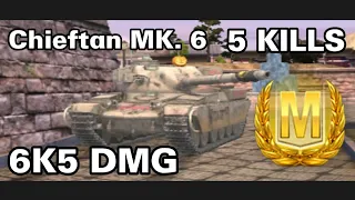 Chieftain MK. 6 • 6K5 DMG • 5 KILLS • Regular Mode #wotblitz .