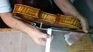 violin bridge replacement  reemplazo de puente de violín