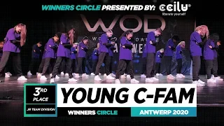 YOUNG C-FAM | 3rd Place Jr Team | Winner Circle | World of Dance Antwerp 2020 | #WODANT2020