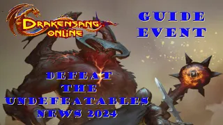 Drakensang Online | DEFEAT the UNDEFEATABLES event guide | News 2024 From Test Server | #dso