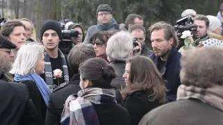 Sophie Marceau Attends The Funeral Held For Andrzej Zulawski In Poland