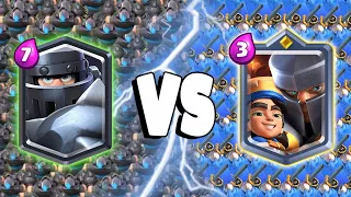 MEGA KNIGHT Vs LITTLE PRINCE - Clash Royale Battle