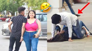 Accidentally Hugging Prank 😍On Girls  I Part -3 | Epic Reaction | T Rajnish Prank