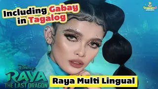 Raya and the Last Dragon Multi Langauge including Tagalog Version Gabay. Lead the Way.