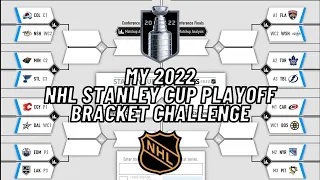 My 2022 Stanley Cup Playoff Predictions | NHL Bracket Challenge