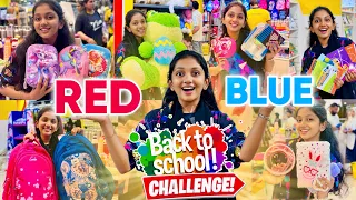 Back to school!!🍓 TWO COLOR CHALLENGE ☂️മിൻഷക്ക് വട്ടായോ 💙