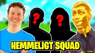 🔴 Jeg Spiller Fortnite med GoldenJ's HEMMELIGE SQUAD!