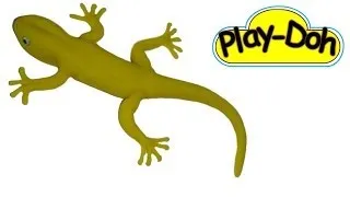 Play-Doh Gecko