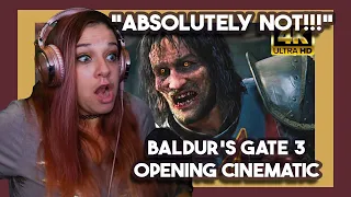 Bartender Reacts *Absolutely NOT!!!* Baldur's Gate 3 opening cinematic (2023)