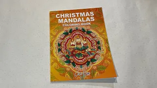 Обзор рождественской раскраски «Christmas mandalas»  by Coco Wyo