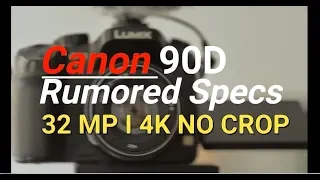 Canon 90D Rumored Specification