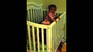 Baby falls from crib!