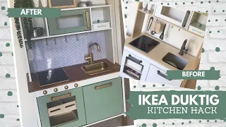 MODERN IKEA PLAY KITCHEN MAKE OVER | Duktig IKEA Kitchen Hack - DIY