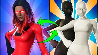 How To Get All White And All Black On EVERY Superhero Skin In Fortnite