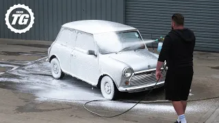 40-Year-Old Mini Gets a *LONG* Overdue Detail | Top Gear Clean Team