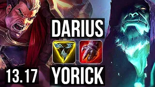 DARIUS vs YORICK (TOP) | 7/1/6, Rank 9 Darius | TR Challenger | 13.17