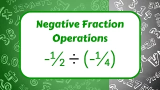 Negative Fraction Operations