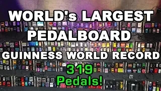 Largest Guitar Effect Pedalboard - A Guinness World Records Title