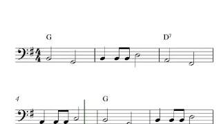 Skip To My Lou - Free easy cello sheet music