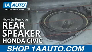 How to Replace Rear Speaker 06-07 Honda Civic