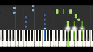 Cutting Crew - (I Just) Died In Your Arms (Piano Solo) Synthesia
