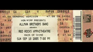 Lucinda Williams 2005-09-18 Red Rocks Morrison, CO (Audio only)