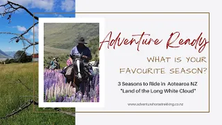 3 Seasons to horseback ride in New Zealand South Island