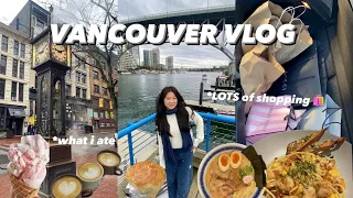 🇨🇦VANCOUVER travel vlog: what i ate, shopping (+haul), exploring the city!!