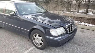 1998 Mercedes Benz S420 - $1200 Copart buy