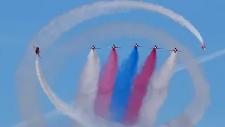 The Red Arrows at the Southport Airshow.