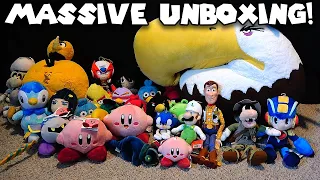 GIANT Plush Unboxing! Mario, Angry Birds, Kirby, and More!