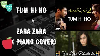 Tum hi ho ||aashiqui 2 || Zara Zara bahkta hai|| RATDM || soft piano cover || 💓💓