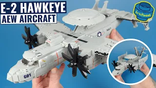 US Navy E-2 Hawkeye - Carrier-Capable Early Warning Aircraft - Reobrix 33029  (Speed Build Review)