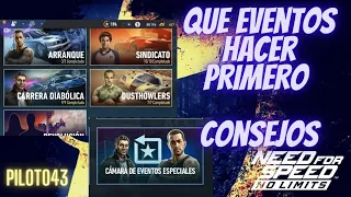 que eventos hacer primero en camara de eventos (consejos)