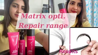 Matrix opti. Repair liquid protein shampoo range