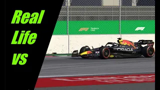 Assetto Corsa vs Real Life - 2022 Mexican F1 Grand Prix - Onboard Pole Lap vs  Max Verstappen