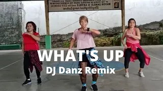 WHAT'S UP | DJ Danz Remix | 90s Hits | 4 Non Blondes | Dance Workout | Pink Z