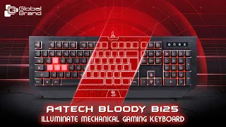 A4TECH Bloody B125-Illuminate Gaming Keyboard | Mechanical Keyboard | Global Brand Pvt Ltd