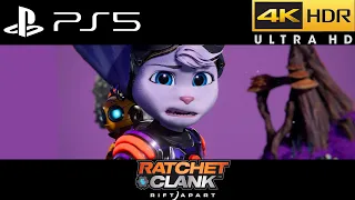 (PS5) Ratchet & Clank : Rift Apart 4K HDR ( Performance RT ) 60fps 10 Minutes WALKTHROUGH GAMEPLAY