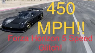 FH5 Speed Glitch 450 mph!! @Winston_Netter