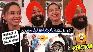 REACTION on Goga Pasroori and Saleem Albela | Start Car Wash Business | Funny Non Stop Jugat Bazi