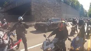 Road Rage: NYC Motorcycle Attack