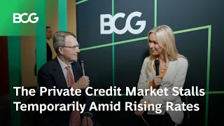 The Private Credit Market Stalls Temporarily Amid Rising Rates