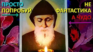 A miraculous photo that grants wishes. The wish fulfillment through meditation. Saint Charbel.