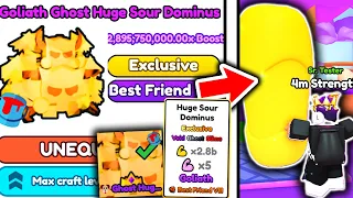 I Got BEST SOUR DOMINUS PET and BEAT EASTER UPDATE in Roblox Arm Wrestle Simulator..